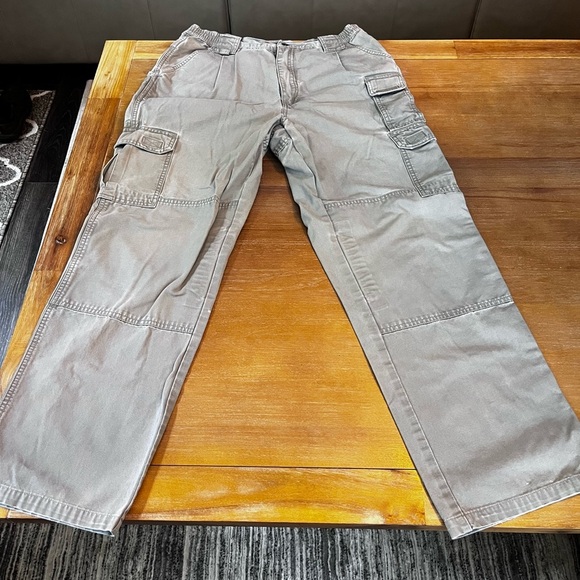 5.11 Tactical Canvas Cargo Pants Mens Size 32/32 Khaki Combat Style 74251 cotton - Picture 2 of 9